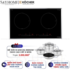 Bếp từ đôi Kocher DI-628SE - BH 3 năm