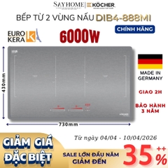 Bếp từ đôi Kocher DIB4 888MI -  Bảo hành 3 năm