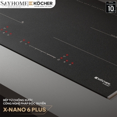 Bếp từ đôi Kocher X-Nano 6 Plus -  Bảo hành 3 năm