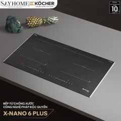 Bếp từ đôi Kocher X-Nano 6 Plus -  Bảo hành 3 năm