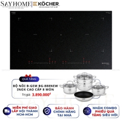 Bếp từ đôi Kocher X-Nano 6 -  Bảo hành 3 năm