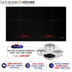 Bếp từ đôi Kocher X-Nano 7 -  Bảo hành 3 năm