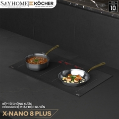 Bếp từ đôi Kocher X-Nano 8 Plus -  Bảo hành 3 năm