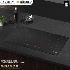 Bếp từ đôi Kocher X-Nano 8 -  Bảo hành 3 năm