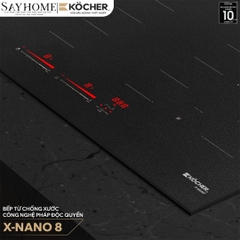 Bếp từ đôi Kocher X-Nano 8 -  Bảo hành 3 năm