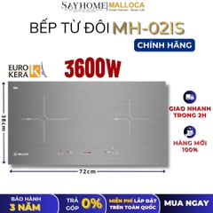 Bếp từ đôi Malloca MH-02IS - Hàng chính hãng