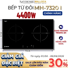 Bếp từ đôi MALLOCA MH-7320 I - Hàng chính hãng