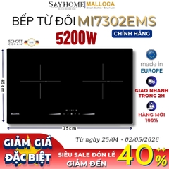 Bếp từ đôi MALLOCA MI7302EMS - Hàng chính hãng