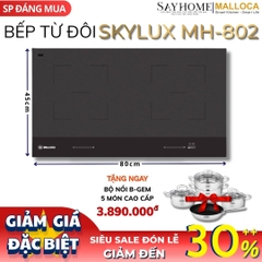 Bếp từ đôi MALLOCA SKYLUX MH-802 tại Thành phố Hồ Chí Minh