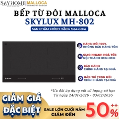 Bếp từ đôi MALLOCA Skylux MH-802 - Hàng chính hãng