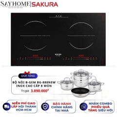 Bếp từ đôi SAKURA SE-1250B- Chính hãng