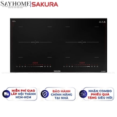 Bếp từ đôi SAKURA SE-MI602B - Chính hãng