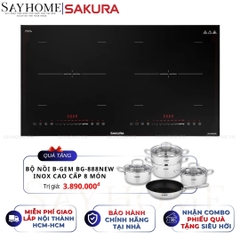 Bếp từ đôi SAKURA SE-MI602B - Chính hãng