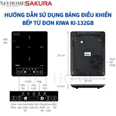 Bếp từ đơn Sakura KIWA KI-132GB - Hàng chính hãng