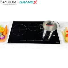 Bếp từ GRANDX GX IH736Lux Series 7 3 vùng nấu - Bảo hành chính hãng 4 năm
