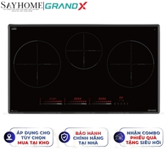 Bếp từ GRANDX GX IH736Lux Series 7 3 vùng nấu - Bảo hành chính hãng 4 năm