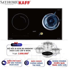 Bếp từ kết hợp bếp ga KAFF KF- 088IG - Bảo hành chính hãng 5 năm