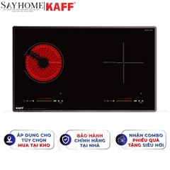 Bếp từ kết hợp hồng ngoại đôi KAFF KF-308IC - Bảo hành chính hãng 5 năm tại nhà