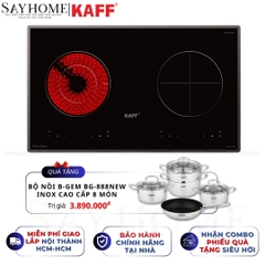 Bếp điện từ đôi KAFF KF-179IC - Bảo hành chính hãng 5 năm