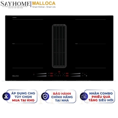 Bếp từ kết hợp máy hút mùi MALLOCA HIH 860 FZ 4 vùng nấu - Hàng chính hãng