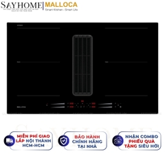 Bếp từ kết hợp máy hút mùi MALLOCA HIH 860 FZ 4 vùng nấu - Hàng chính hãng