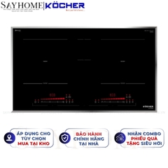 Bếp từ đôi Kocher DI-333SE -  Bảo hành 3 năm