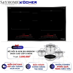 Bếp từ đôi Kocher DI-338Pro -  Bảo hành 3 năm