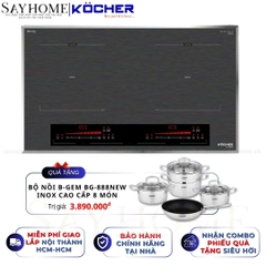 Bếp từ đôi Kocher DI-338SE -  Bảo hành 3 năm