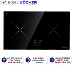 Bếp từ đôi Kocher DI-808GE -  Bảo hành 3 năm