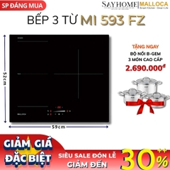 Bếp từ MALLOCA MI 593 FZ 3 vùng nấu tại Thành phố Hồ Chí Minh