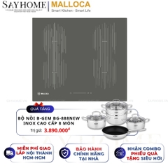 Bếp từ Malloca MI 594 LINEAR 4 vùng nấu - Hàng chính hãng Malloca