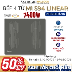 Bếp từ Malloca MI 594 LINEAR 4 vùng nấu - Hàng chính hãng Malloca