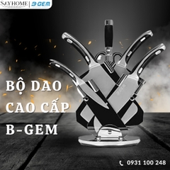 Bộ dao B-Gem BG-07 đúc nguyên 7 món cao cấp - Hàng chính hãng B-GEM