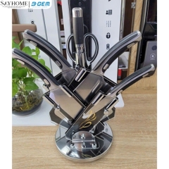Bộ dao B-Gem BG-07 đúc nguyên 7 món cao cấp - Hàng chính hãng B-GEM