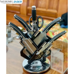 Bộ dao B-Gem BG-07 đúc nguyên 7 món cao cấp - Hàng chính hãng B-GEM