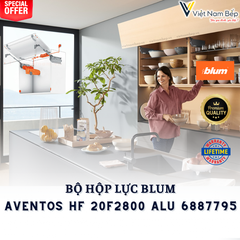 Bộ hộp lực Blum AVENTOS HF 20F2800 Alu 6887795