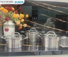 Bộ nồi B-GEM BG-379 3 món - Hàng chính hãng