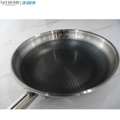 Bộ nồi bầu B- GEM BELLY BG-988 ARIC inox 304 cao cấp kèm chảo chống dính kim cương - Hàng chính hãng