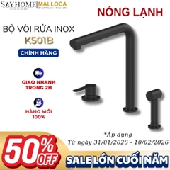 Bộ vòi rửa chén MALLOCA K501B hai nguồn nóng lạnh - Hàng chính hãng