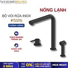 Bộ vòi rửa chén MALLOCA K501B hai nguồn nóng lạnh - Hàng chính hãng