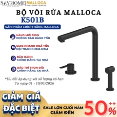 Bộ vòi rửa chén MALLOCA K501B hai nguồn nóng lạnh - Hàng chính hãng