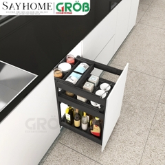 Kệ đựng gia vị GROB C1NG.30/35/40/45 hợp kim nhôm phủ Nano C1NG.30/35/40/45 - Hàng chính hãng GROB