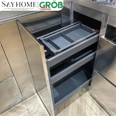 Kệ đựng gia vị GROB C1NG.30/35/40/45 hợp kim nhôm phủ Nano C1NG.30/35/40/45 - Hàng chính hãng GROB