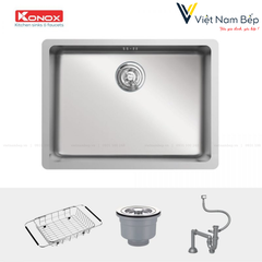 Chậu rửa bát Undermount Sink Cube 5444SU - Chính hãng KONOX