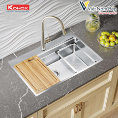 Chậu rửa bát Workstation Sink – Topmount Sink KN7650TS - Chính hãng KONOX