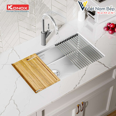 Chậu rửa bát Workstation Sink – Undermount Sink KN8046SU - Chính hãng KONOX