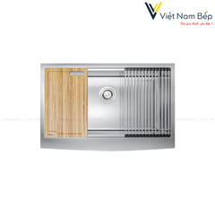 Chậu rửa bát Workstation Sink – Apron Sink KN8051AS Curve - Chính hãng KONOX