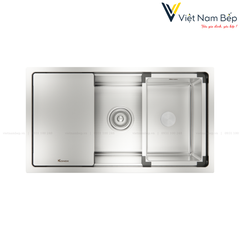 Chậu rửa bát chống xước Workstation Sink – Undermount Sink KN8146SU Dekor - Chính hãng KONOX