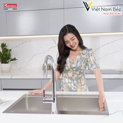 Chậu rửa bát chống xước Top Mount Sink KN8151TS Dekor Basic - Chính hãng KONOX