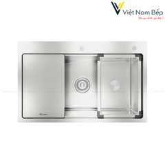 Chậu rửa bát chống xước Workstation Sink – Topmount Sink KN8151TS Dekor - Chính hãng KONOX